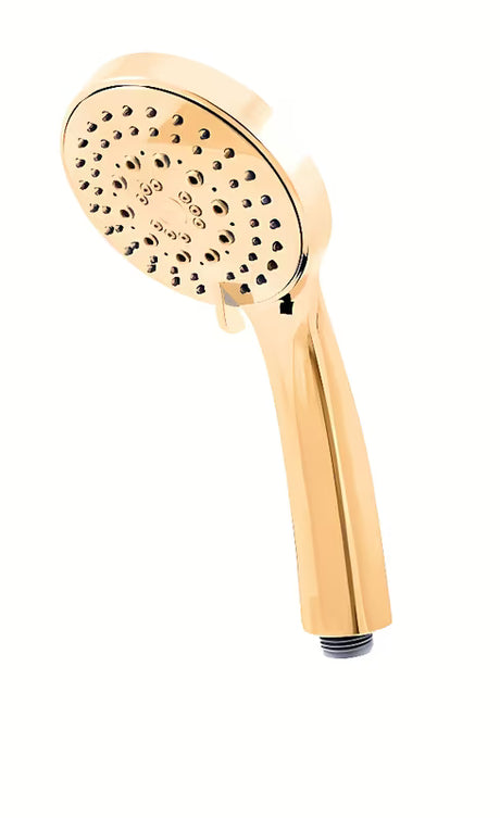 Ručni tuš Rav Slezak Gold u kromiranoj izvedbi s 5 položaja i funkcijom EasyClean