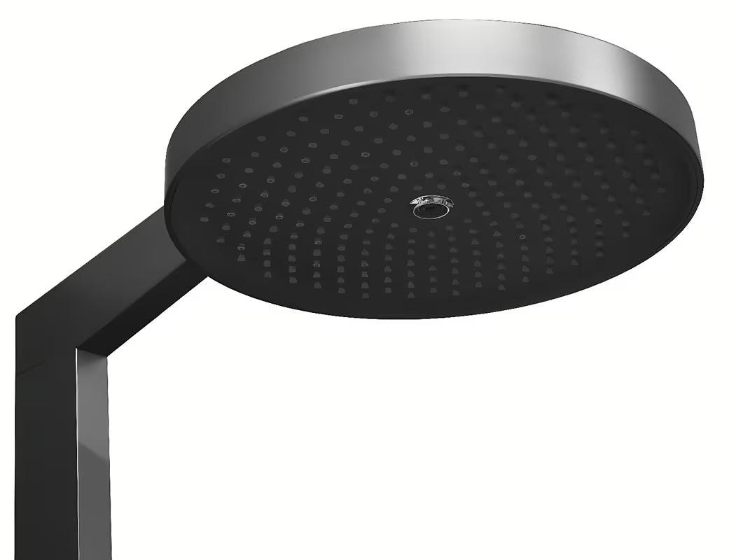 Tuš sustav Rav Slezak metal grey s nadglavnim tušem ⌀ 300 mm i ručnim tušem s 3 funkcije