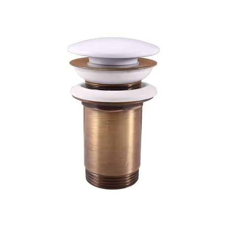 Odvod za umivaonik Rav Slezak u izvedbi bijela i stara mjed