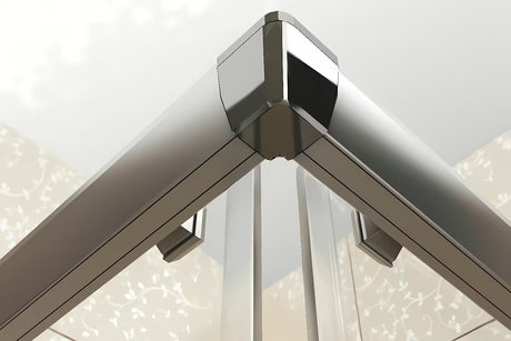 Tuš vrata Ravak Blix 110 cm u sjajnom kromu s prozirnim sigurnosnim staklom i kliznim otvaranjem.