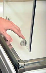 Ravak Blix kvadratna tuš kabina 80 cm u sjajnom kromu s prozirnim staklom i kliznim otvaranjem