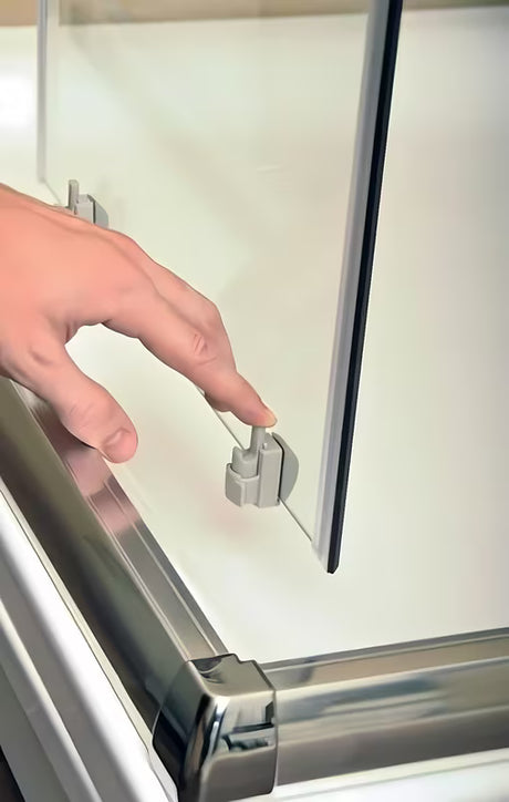 Ravak Blix kvadratna tuš kabina 80 cm u sjajnom kromu s prozirnim staklom i kliznim otvaranjem