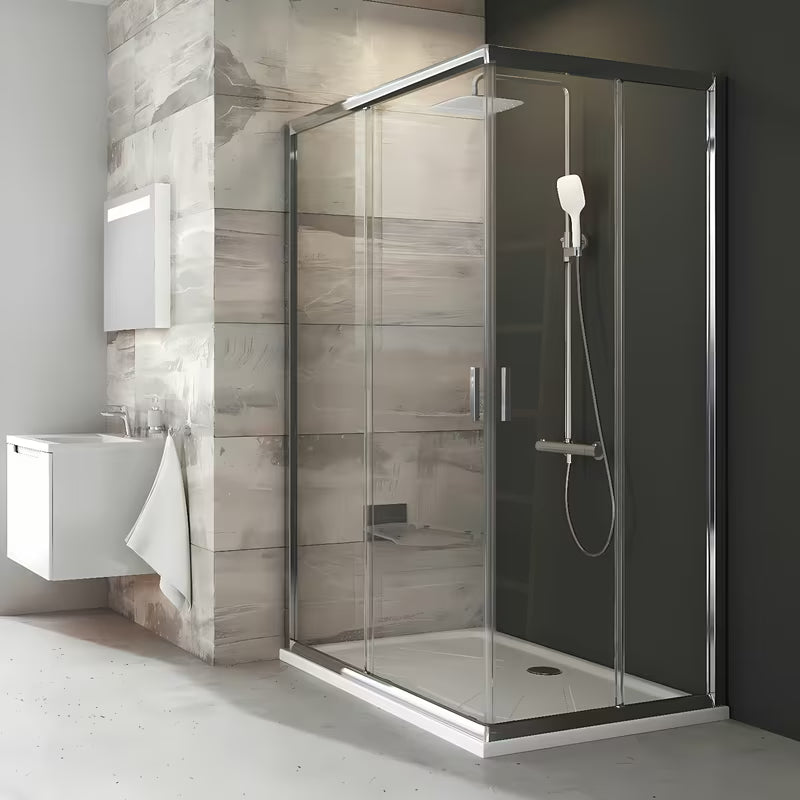 Ravak Blix tuš vrata 90 cm u sjajnom kromu s prozirnim sigurnosnim staklom