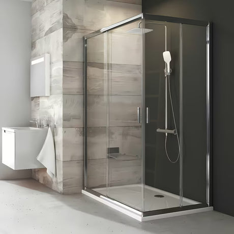 Ravak Blix tuš vrata 90 cm u sjajnom kromu s prozirnim sigurnosnim staklom