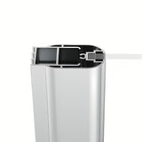 Tuš stranica za vrata  Ravak Chrome 100 cm s prozirnim staklom Transparent i obradom Ravak anticalc®.