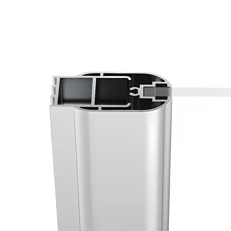 Tuš stranica za vrata  Ravak Chrome 100 cm s prozirnim staklom Transparent i obradom Ravak anticalc®.