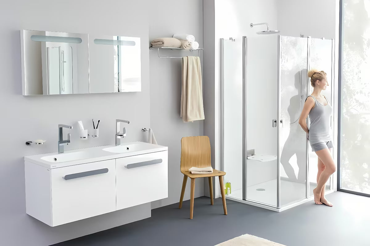 Ravak Chrome dvostruka kuka u sjajnom kromu pro za vješanje ručnika i ogrtača