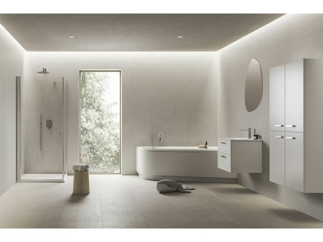 Ravak Chrome II ormarić ispod umivaonika 70 x 49 x 50 cm u sjajno bijeloj boji s dvije ladice