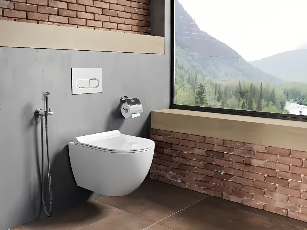 Tipka za ispiranje tipka Ravak Chrome u izvedbi satin mat krom pro viseća WC školjka