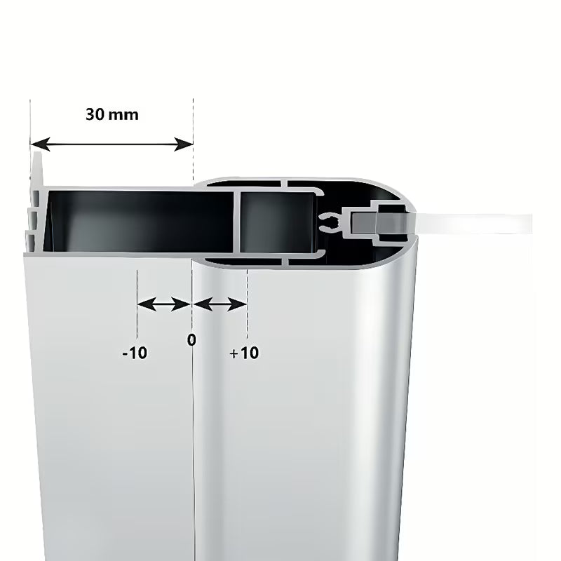 Ravak Chrome tuš vrata 90 cm u sjajnom kromu s prozirnim staklom i zaokretnim otvaranjem