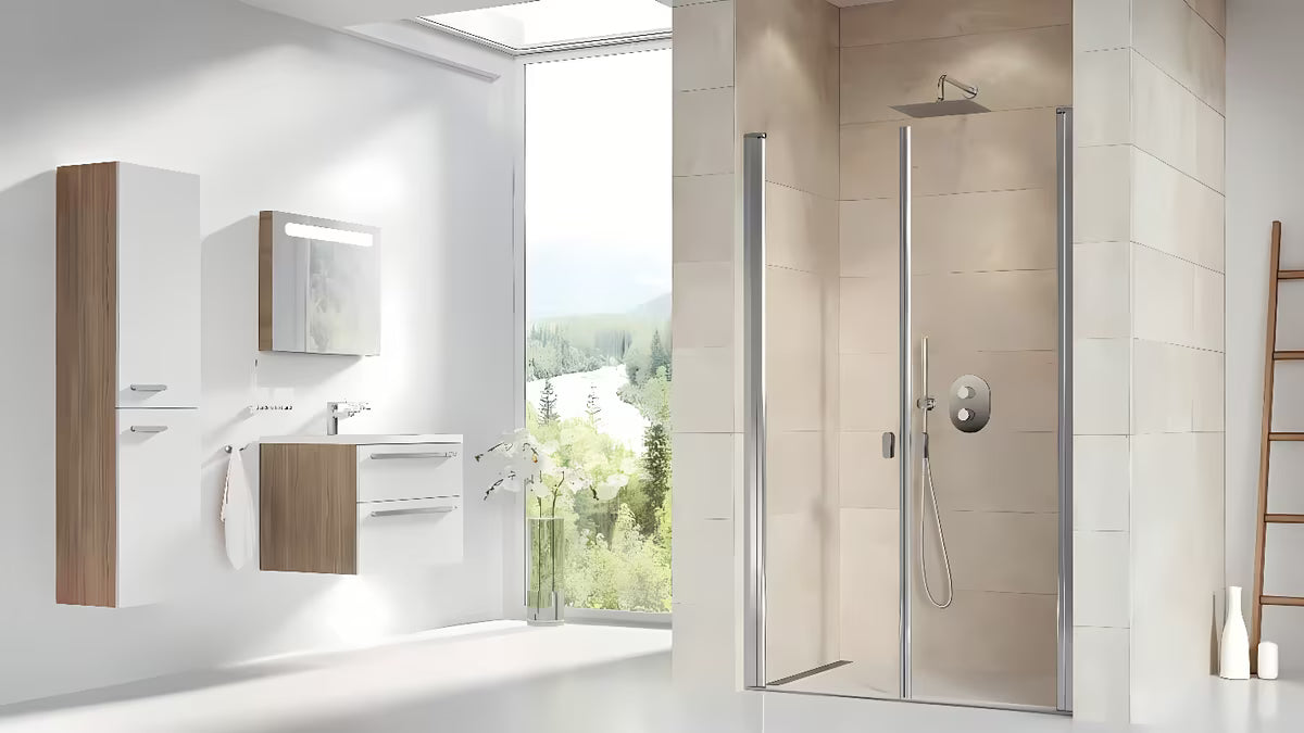 Tuš vrata Ravak Chrome 90 cm u sjajnom kromu s prozirnim sigurnosnim staklom