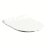 Bijela ekstra tanka WC daska Ravak Chrome Uni Chrome Slim sa sustavom sporog spuštanja soft Close