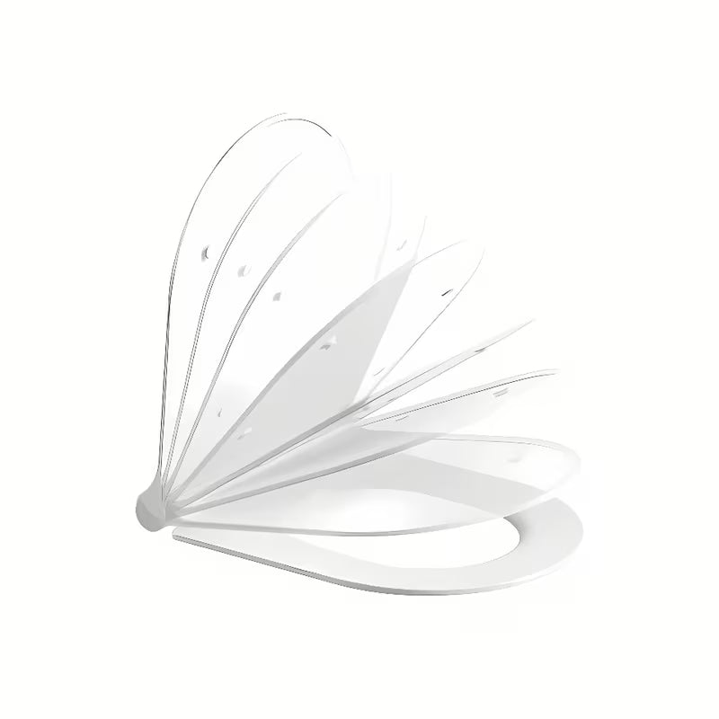 Bijela ekstra tanka WC daska Ravak Chrome Uni Chrome Slim sa sustavom sporog spuštanja soft Close