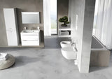 Bijeli viseća WC školjka Ravak Chrome RimOff bez ispirnog ruba sa skrivenim pričvršćenjem EasyFix