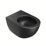 Viseća WC školjke školjka Ravak Chrome u crnoj mat izvedbi s bezrubnim ispiranjem RimOff i skrivenim pričvršćenjem EasyFix.