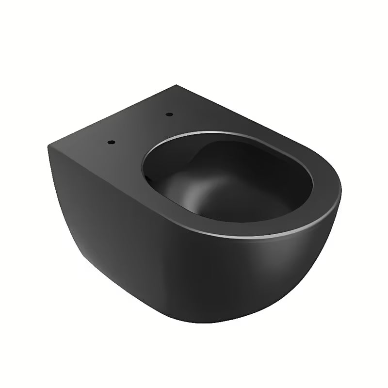 Viseća WC školjke školjka Ravak Chrome u crnoj mat izvedbi s bezrubnim ispiranjem RimOff i skrivenim pričvršćenjem EasyFix.