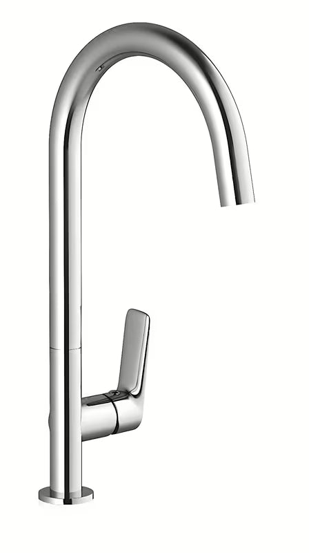 Kromirani jednoručna baterija stojeća miješalica za sudoper Ravak Classic bez odvoda