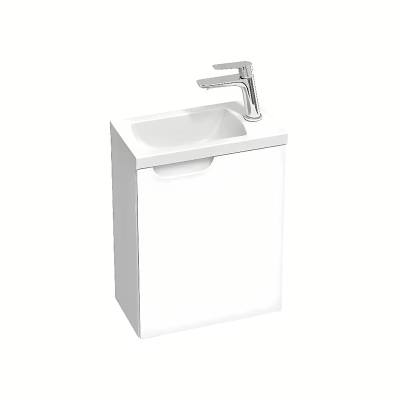 Desna kupaonski ormarić ispod mali umivaonik Ravak Classic II 40 x 22 x 50 cm u sjajno bijeloj boji.