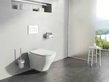 Bijeli viseća WC školjka Ravak Classic s bezrubnom tehnologijom RimOff i skrivenim pričvršćenjem