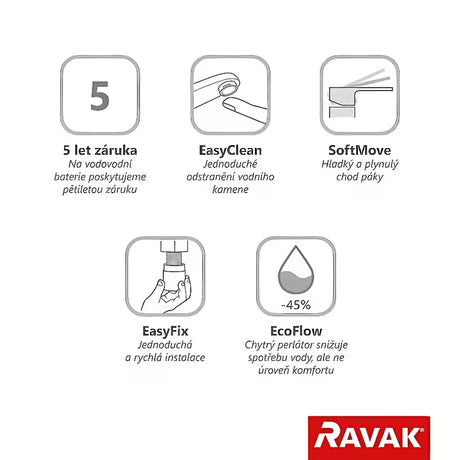 Visoka stojeća miješalica za umivaonik Ravak Espirit u izvedbi Rose Gold Brushed bez odvoda