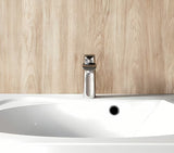 Stojeća miješalica za umivaonik Ravak Flat u sjajnom kromu bez odvoda