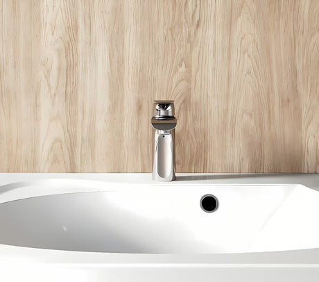 Stojeća miješalica za umivaonik Ravak Flat u sjajnom kromu bez odvoda