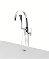 Podna miješalica za kadu Ravak Freedom O u sjajnom kromu s tuš setom