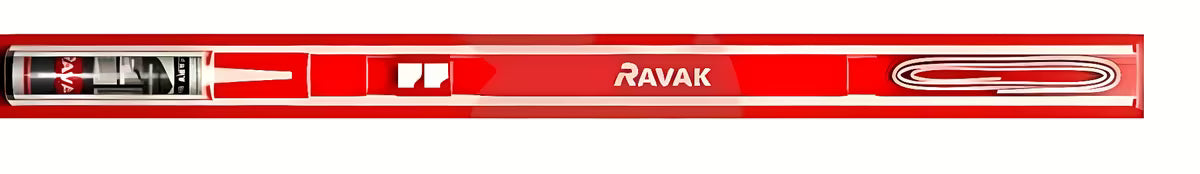 Montažni set Ravak 10° u bijeloj boji pro za ugradnju i brtvljenje tuš kade za kutnu ugradnju