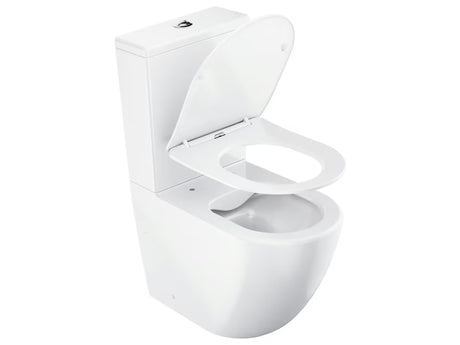 Bijeli samostojeći  WC kombi Ravak Optima RimOff s wc daskom soft Close