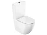 Bijeli samostojeći  WC kombi Ravak Optima RimOff s wc daskom soft Close