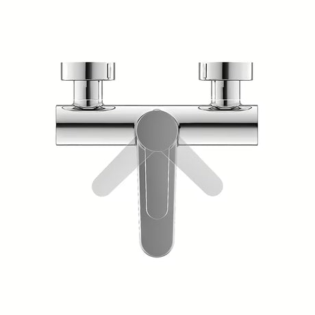 Kromirani zidna miješalica za kadu Ravak Puri sa skrivenim rotacijskim preklopnikom kada/tuš