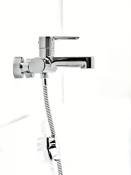 Kromirana zidna miješalica za kadu Ravak Puri sa skrivenim rotacijskim preklopnikom kada/tuš