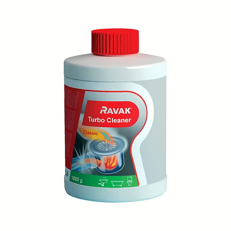 Ravak Cleaner Turbo sredstvo za čišćenje pro za otapanje grubih nečistoća u sifonima i odvodima