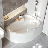 Bijela akrilna obloga za kadu Ravak Rosa pro obloga asimetrične kade Rosa I.