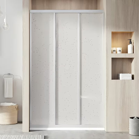 Bijeli tuš vrata Ravak Supernova 90 cm s kliznim otvaranjem i ispunom Pearl.