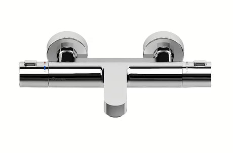 Kromirani termostatska zidna miješalica za kadu Ravak Termo s tehnologijom CoolFeel