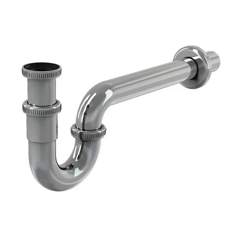 Cijevni sifon za umivaonik Ravak u sjajnom kromu pro umivaonici s odvodom 46 mm