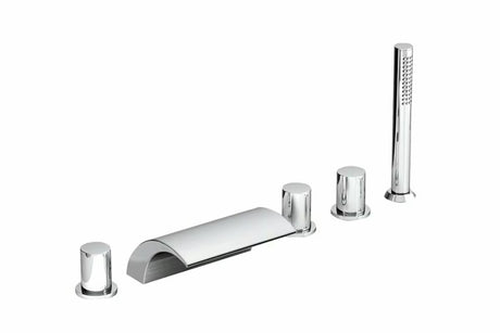 Kromirana baterija za kadu ventilna Ravak Chrome sa slapom i preklopnikom pro tuširanja