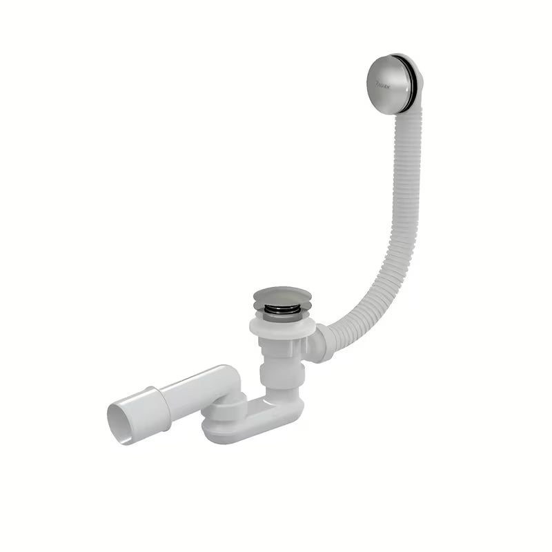 Odvodni komplet za kadu Ravak s preljevom 570 mm u sjajnom kromu s Click-Clack upravljanjem