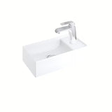 Bijeli sjajni viseća ormarić ispod mali umivaonik Ravak Veda 40 s Push otvaranjem