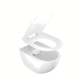 Bijeli WC daska Ravak Vita Slim od duroplasta sa sustavom soft Close pro tihog spuštanja