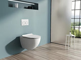 Bijeli WC daska Ravak Vita Slim od duroplasta sa sustavom soft Close pro tihog spuštanja