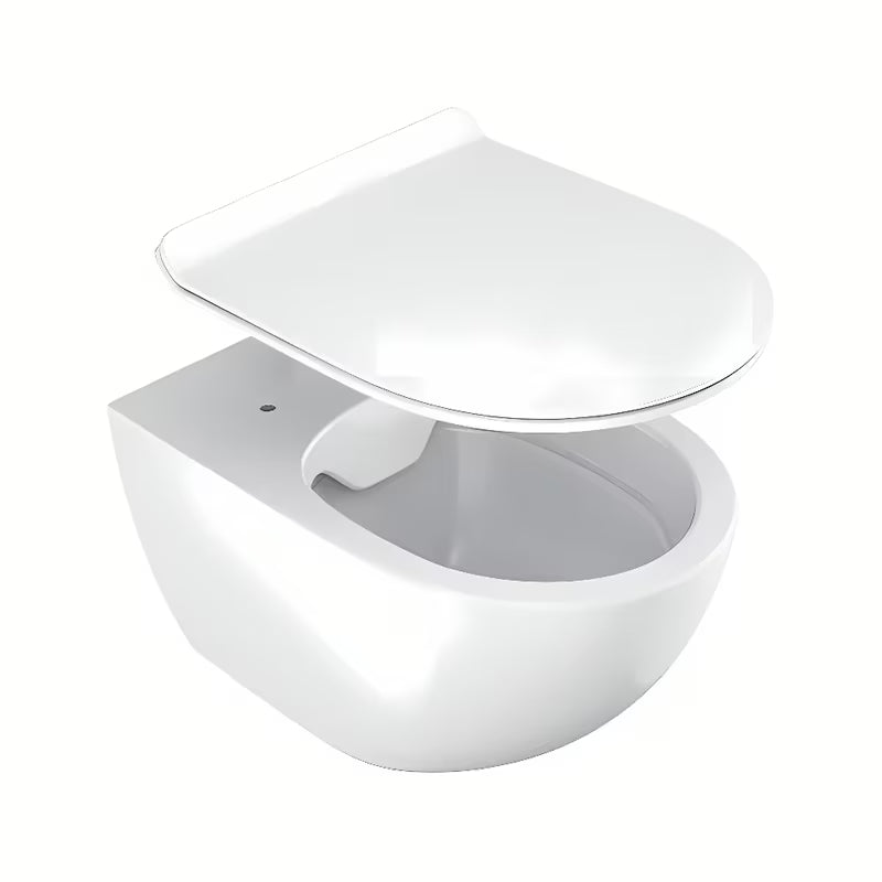 Bijeli WC daska Ravak Vita Slim od duroplasta sa sustavom soft Close pro tihog spuštanja