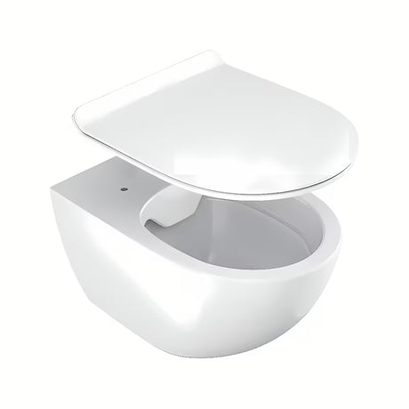 Bijeli WC daska Ravak Vita Slim od duroplasta sa sustavom soft Close pro tihog spuštanja