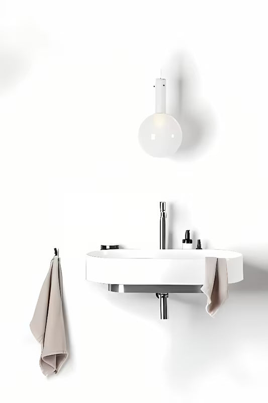 Metalna konzola od nehrđajućeg čelika Ravak Yard pro za zidnu montažu umivaonici Yard 800.