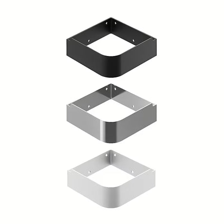 Bijeli keramički kutne mali umivaonik Ravak Yard bez preljeva s odlagališnom plohom i otvorom pro za slavinu.