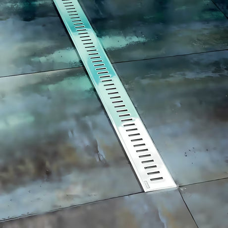 Tuš kanalica Ravak Zebra 75 cm s inox rešetkom u sjajnoj izvedbi