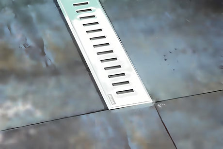 Tuš kanalica Ravak Zebra 85 cm s rešetkom od nehrđajućeg čelika u sjajnoj izvedbi