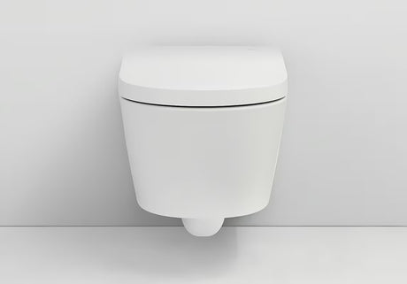 Viseća WC Školjka Roca Inspira In-Wash s integriranim bideom u bijeloj boji i Rimless izvedbi.