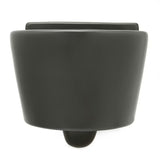 Viseća WC Školjka Roca Inspira u mat boji oniks s bezrubnom izvedbom Rimless i skrivenim pričvršćenjem.